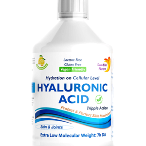 Acid Hialuronic Lichid 100Mg Super Concentrat (Piele, Riduri, Articulatii) – sticlă cu 500 ml