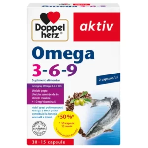Omega 3-6-9 Aktiv, 30 capsule, Doppelherz