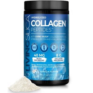 Peptide de colagen hidrolizat cu siliciu organic LIVING SILICA 330g