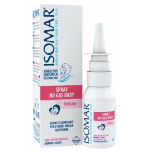 Spray nazal fara gaz cu apa de mare izotonica Isomar Naso Baby, 30 ml, Euritalia