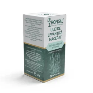 Ulei de Levantica macerat, 60 capsule moi, Hofigal