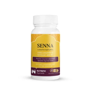 Laxativ Natural Senna, 30 capsule vegetale, Nutrific