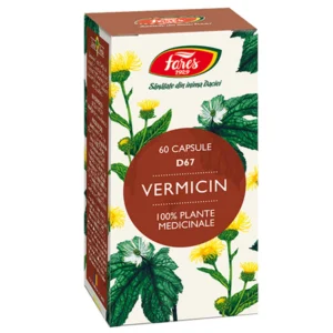 Vermicin, D67, 60 capsule, Fares