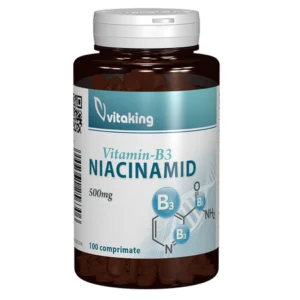 Vitamina B3, 500 mg, 100 comprimate, Vitaking